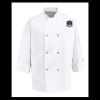 Eight Pearl Button Chef Coat - Tall Sizes Thumbnail