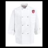 Eight Pearl Button Chef Coat - Tall Sizes Thumbnail