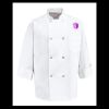 Eight Pearl Button Chef Coat - Tall Sizes Thumbnail