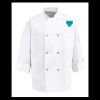 Eight Pearl Button Chef Coat - Tall Sizes Thumbnail