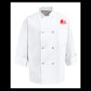 Eight Pearl Button Chef Coat - Tall Sizes Thumbnail