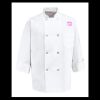 Eight Pearl Button Chef Coat - Tall Sizes Thumbnail
