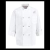 Eight Pearl Button Chef Coat - Tall Sizes Thumbnail