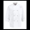 Eight Pearl Button Chef Coat - Tall Sizes Thumbnail