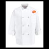 Eight Pearl Button Chef Coat - Tall Sizes Thumbnail