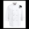 Eight Pearl Button Chef Coat - Tall Sizes Thumbnail