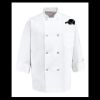 Eight Pearl Button Chef Coat - Tall Sizes Thumbnail