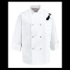 Eight Pearl Button Chef Coat - Tall Sizes Thumbnail