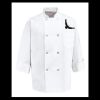 Eight Pearl Button Chef Coat - Tall Sizes Thumbnail