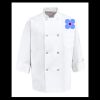 Eight Pearl Button Chef Coat - Tall Sizes Thumbnail