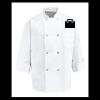 Eight Pearl Button Chef Coat - Tall Sizes Thumbnail