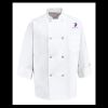 Eight Pearl Button Chef Coat - Tall Sizes Thumbnail